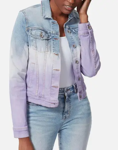 Anne Klein NWT  Womens Purple Ombre Lightweight Denim Jacket