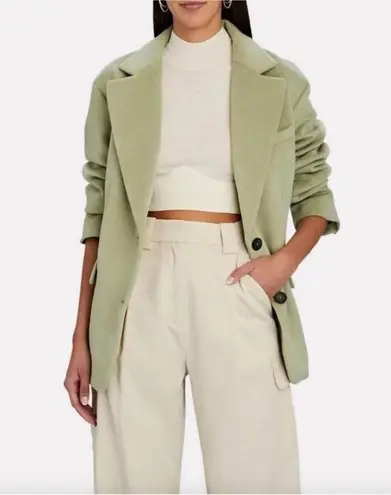 NWOT Apparis Celine Single Breasted Blazer in Faux Wool S Black