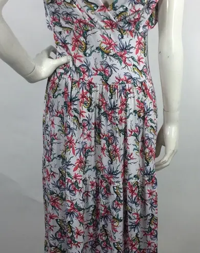 MISA Los Angeles Tbags Los Angeles Floral Tiered Maxi Dress