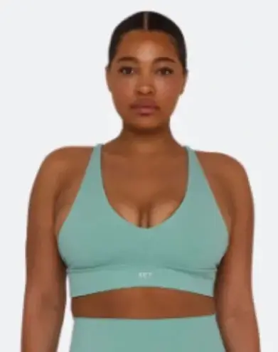 Set Active Luxform Racer V Bra in Coast