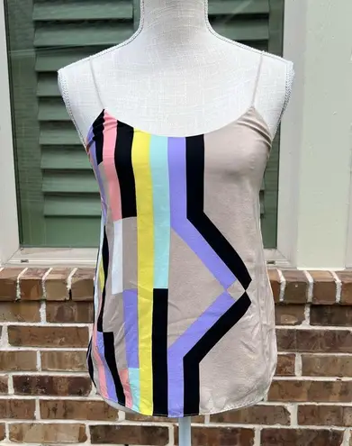 Tibi  Arizona colorblock silk cami thumbnail 7