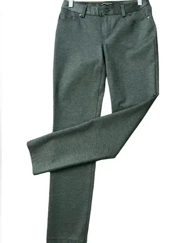 Andrew Marc Chino Dress Pants Women's Dark Gray Black Blend Stretch Mid Size 4