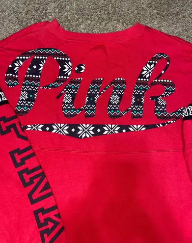 Victoria's Secret Limited Edition Christmas VS Pink Sweatshirt