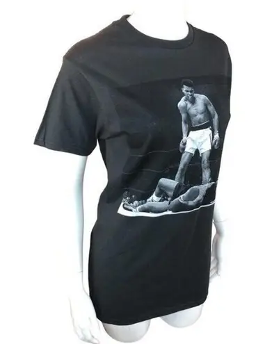 Muhammad Ali Women's Small Black Gray Short Sleeve Graphic Tee Men's Boxing NWT