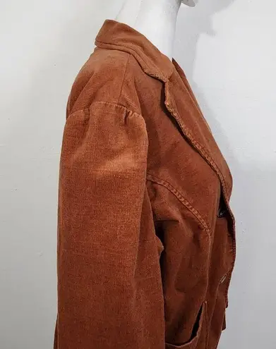 D.F.A New York Brown Corduroy Blazer Size Medium Brown Corduroy Blazer
