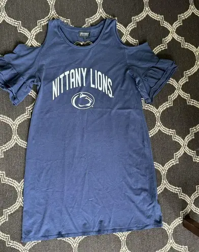Penn State Nittany Lions Gameday Couture Tunic Navy Size Large Cotton Navy Blue