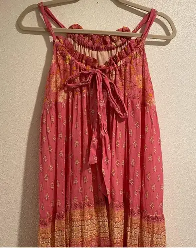 Gypsy NWT Spell & The  Utopia Strappy Sundress in Flamingo XS