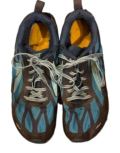 Altra Superior 3.0 Womens Blue Athletic Lace Up Low Trail Running Shoes Size 10