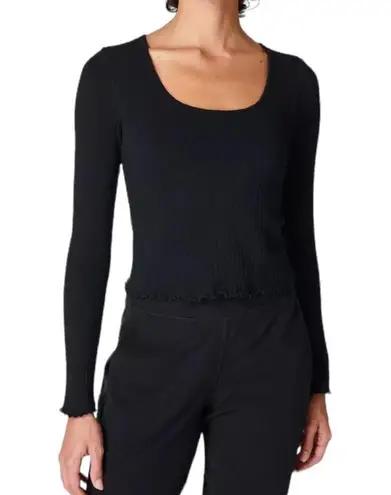 Sweaty Betty  Mindful Seamless Long Sleeve Top - Black - 8