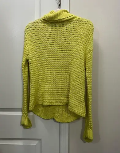 Louna Green Sunny Lime Knit Sweater Size Small $65