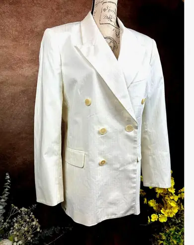 Zadig & Voltaire Vina Coton Blazer - Cream- size 40 (4)