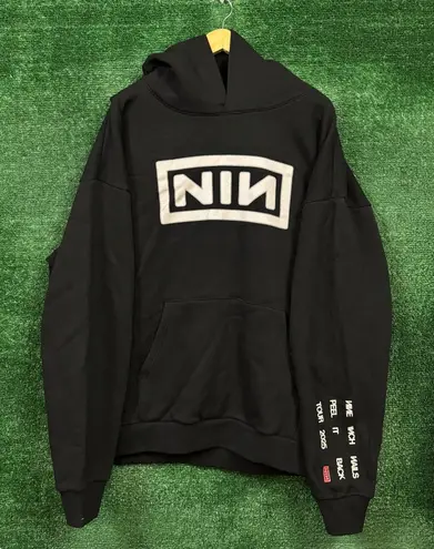 NIN Nine Inch Nails Peel It Back Tour Rock Band Oversized Hoodie Size XXL