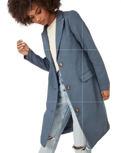 JustFab Blue coat  thumbnail 1