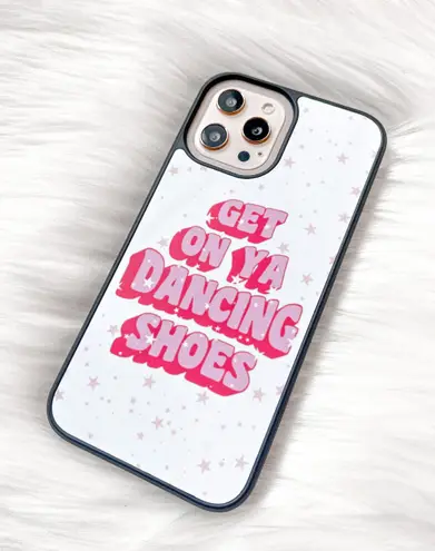 Get On Ya Dancing Shoes iPhone Case White