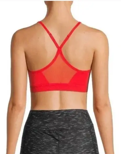 Athletic Works Orange Driworks Racerback Sports Bra - Orange Stretch Spaghetti