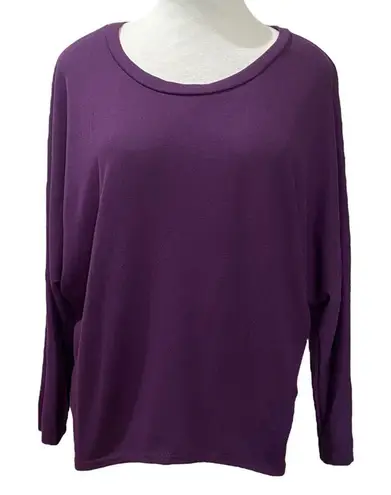 Zanzea Oversized Batwing Lightweight Pullover Sweater Size Large Purple