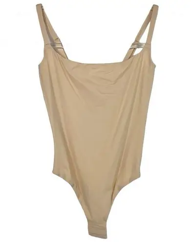 SKIMS Fits Everybody Adaptive Thong Bodysuit Sand XS New