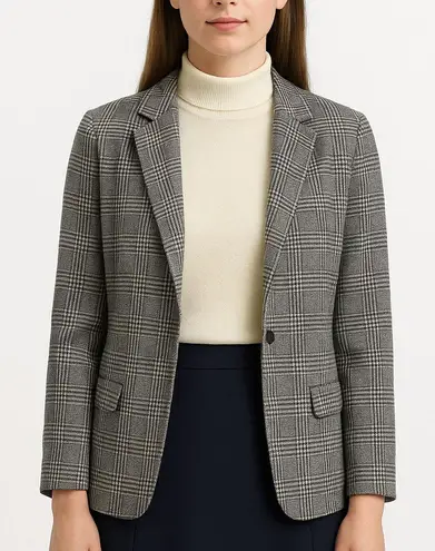 Tahari ASL beige Knit Sweater Blouse Normcore Womens Preppy Modest Mature 4P