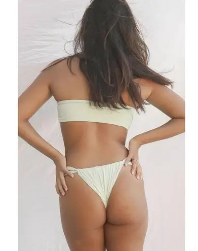 Stone Fox Swim NEW Bottom Size XL Womens Bijoui Bikini Swim in Matcha Green