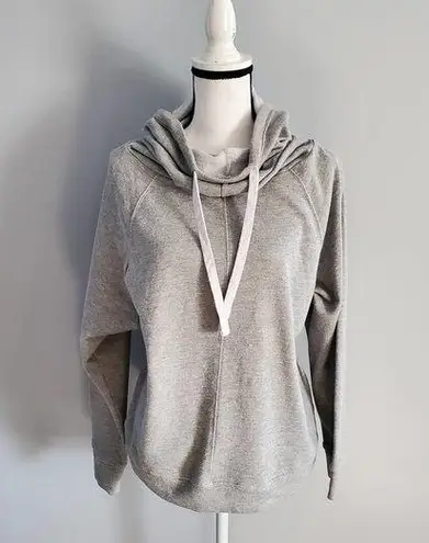 Planet Gold Gray Hooded Sweatshirt L