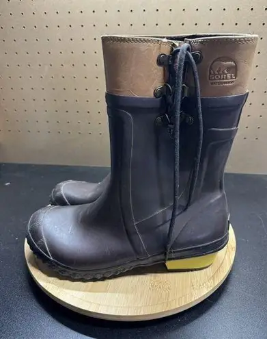 Sorel  Womens Size 6.5‎ Brown NL 1973-507 Waterproof Rain Boots