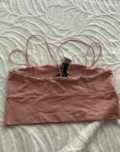 Forever 21 cropped pink workout tank