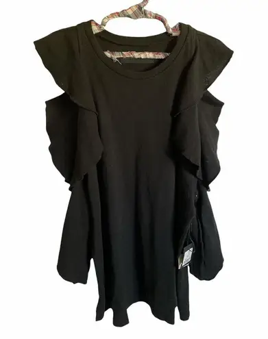 Citizens of Humanity  Black Frill Tank Top size S New w Tag