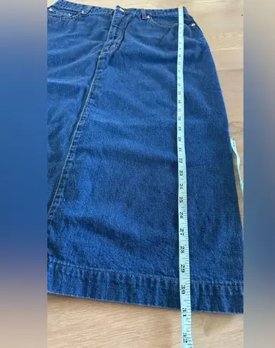 Ralph Lauren  Vintage Denim Midi Pencil Skirt size 14