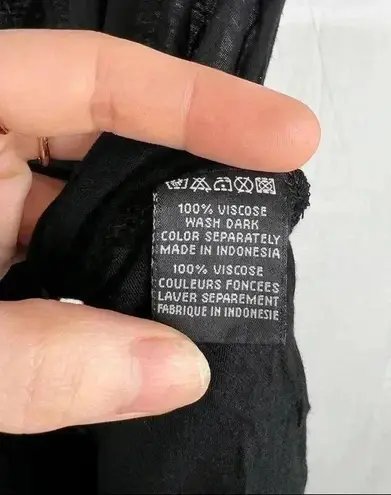 Religion Clothing UK Womens 100% Rayon Black Racerback Tank Top Sz M/12 Grunge