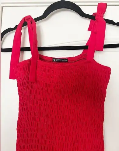 Krisa Smocked Tank Mini Dress