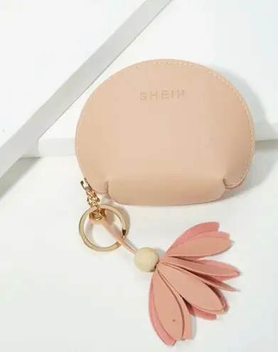 SheIn baby pink coin purse