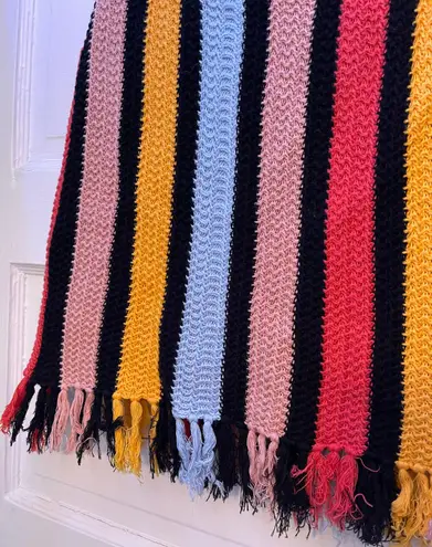 English Factory Multi Colored Fringe Skirt