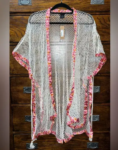 Steve Madden NWT!  Open Weave Duster Cardigan - Image 7