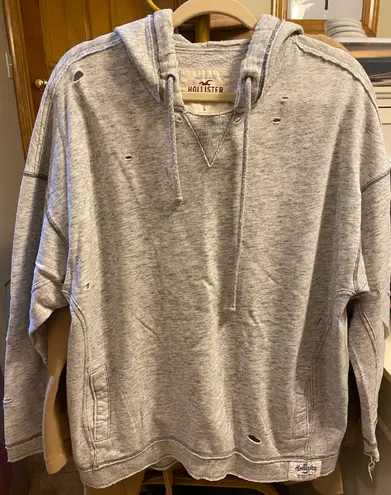 Hollister Gray Sweater Pullover Sweatshirt