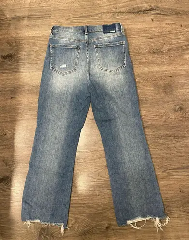 Women’s Daze Flare Cropped Jeans Blue Size 29