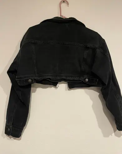 Forever 21 Black Jean Jacket