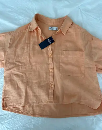 Hollister Linen Button Up - Image 1