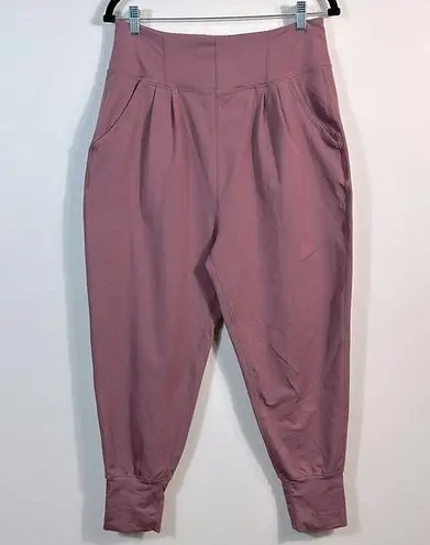 Free People Movement Drop Crotch Jogger Lounge Pants Women Size Medium Pink