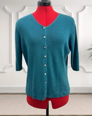 Valerie Stevens Vintage Valerie by Teal Cardigan Size M