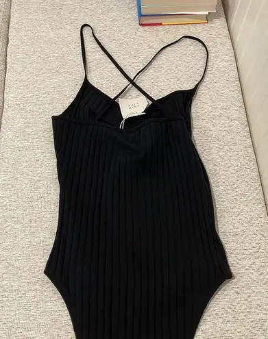 ZARA  black bodysuit nwt small