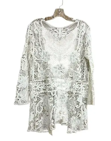 Forgotten Grace Women's Cream Knitted Cardigan