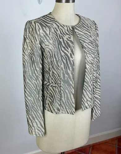 Nanette Lepore  Zebra Brocade Jacket - Image 2