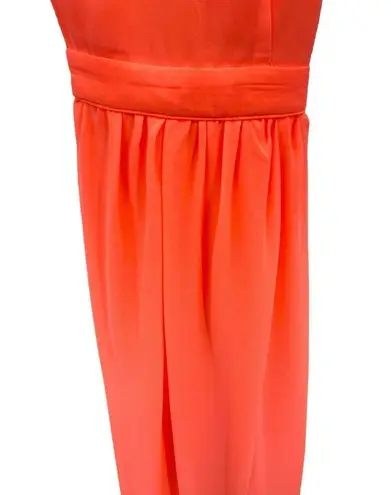 L'ATISTE NWT ‎ by Amy Medium Flowy Gauzy Beach Bright Neon Open Back Maxi Dress