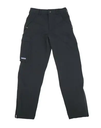 Patagonia  Vintage Y2K Gorpcore Cargo Guide Black Pants Leg Zippers 8 Women's