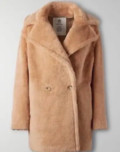 Babaton Camel Teddy Bear Coat- Short Size 2 S/M
