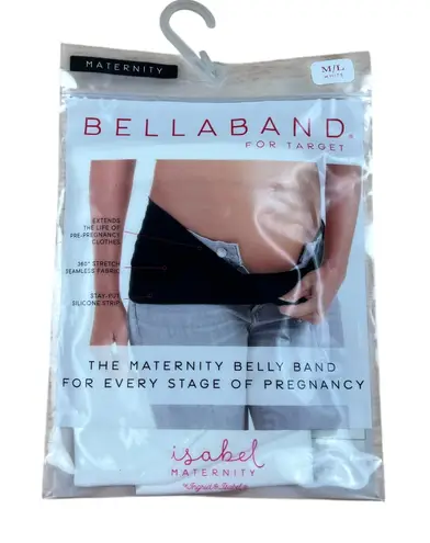 Isabel Maternity White Bellaband - Image 1