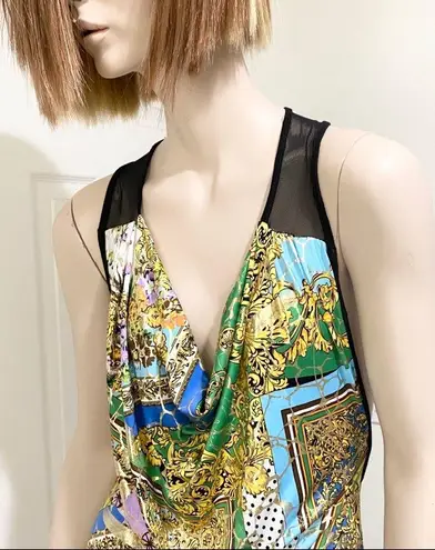 Cleo Cowl Racer Back Sexy Party Playsuit Romper M Size M