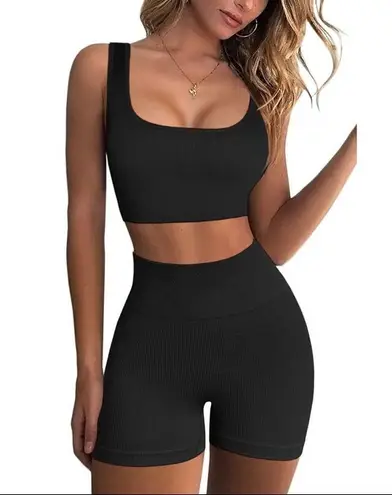✨ FAFOFA Workout Sets✨ Black Size L