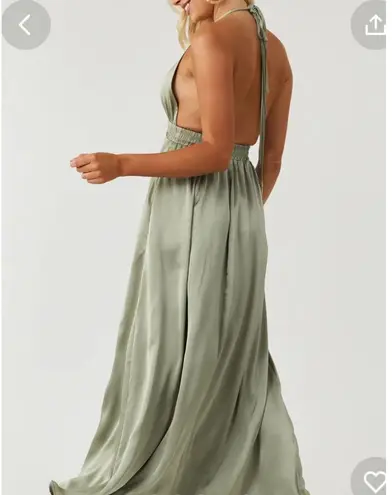 Lime Lush Sage Green Maxi Dress