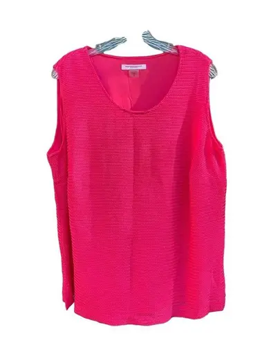 Allison Daley Women's Casual Set Cardigan & Tank Top Size 2X